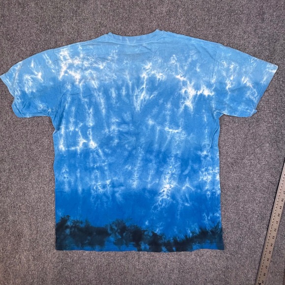 Liquid Blue Genesis The Lamb Lies Down on Broadway Tie Dye Shirt Mens Large Blue - Picture 5 of 5
